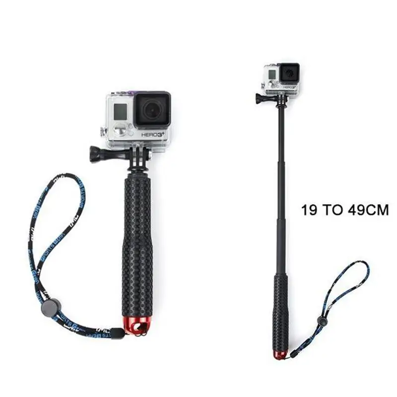 Для IOS Android 4 цвета 4 цвета 4 цвета затвор монопод ручной выдвижной селфи палка GoPro пульт дистанционного управления