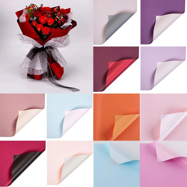 Flowers Wrapping Paper Materials Waterproof  Waterproof Wrapping Paper  Bouquet - Craft Paper - Aliexpress