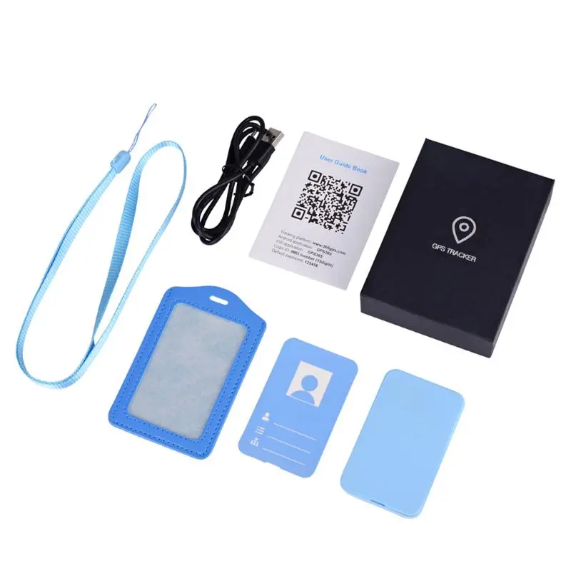 

GPS Tracker Worker Student ID Card GSM AGPS WIFI SOS Call Voice Recorder For Kid 87HE