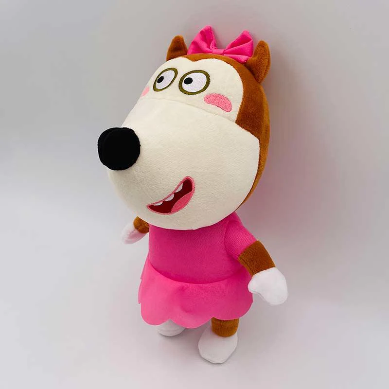 25cm Anime Wolfoo Família Brinquedos de pelúcia Cartoon Plushie