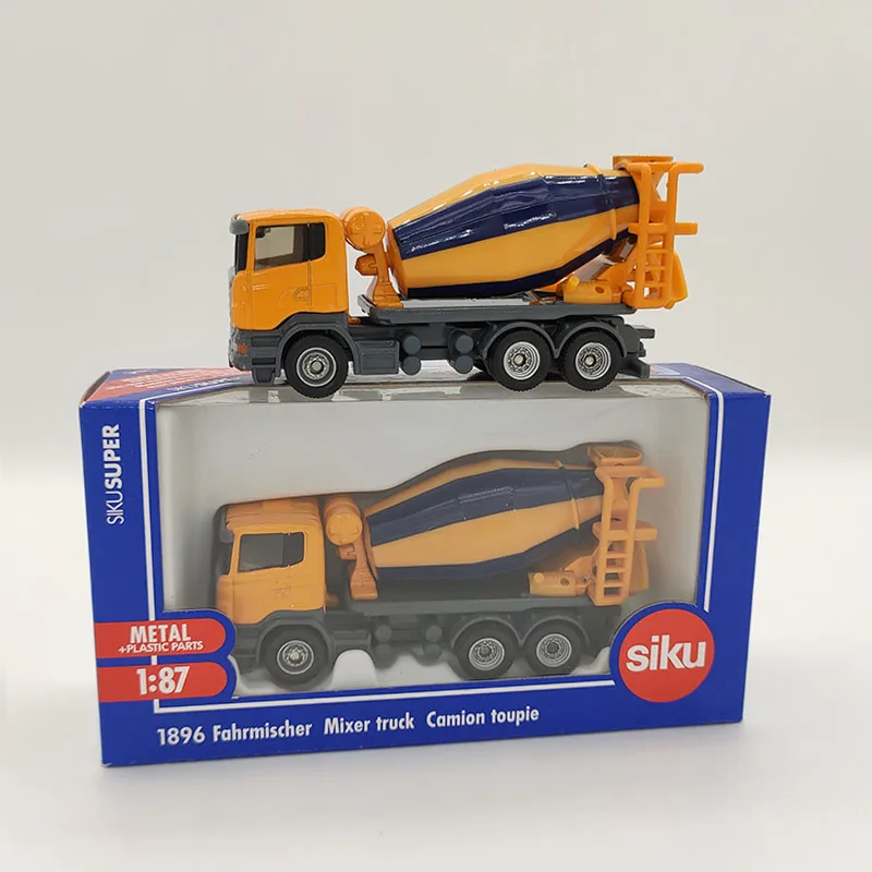 

1：87Cement mixer truck model1896 Die casting toy car