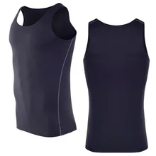 Спортивный мужской Эластичный Быстросохнущий профессиональный фитнес-жилет для тренировок, бега, баскетбола, облегающая одежда