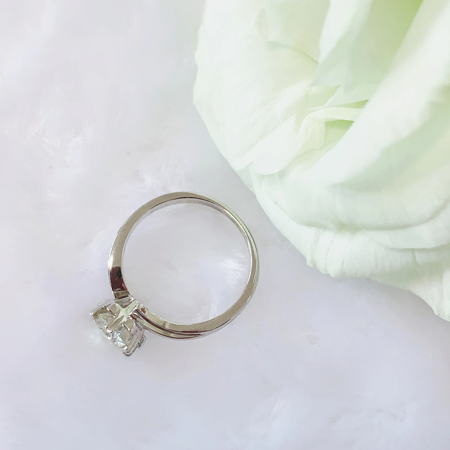 Кольцо из стерлингового серебра 925 пробы, 1ct, классический стиль, ювелирное изделие с алмазами, Муассанит, кольцо на свадьбу, вечеринку, годовщину, кольцо для женщин
