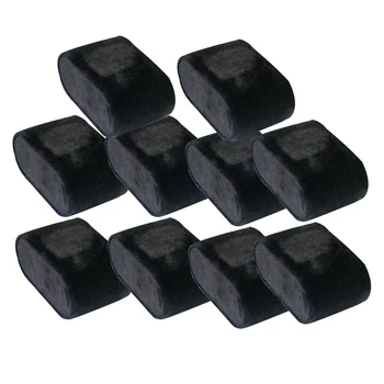 

10pcs/pack Soft Bedroom Simple Solid Jewelry Accessories Watch Pillow Storage Box Wristwatch Display Pad Faux Velvet Showcases