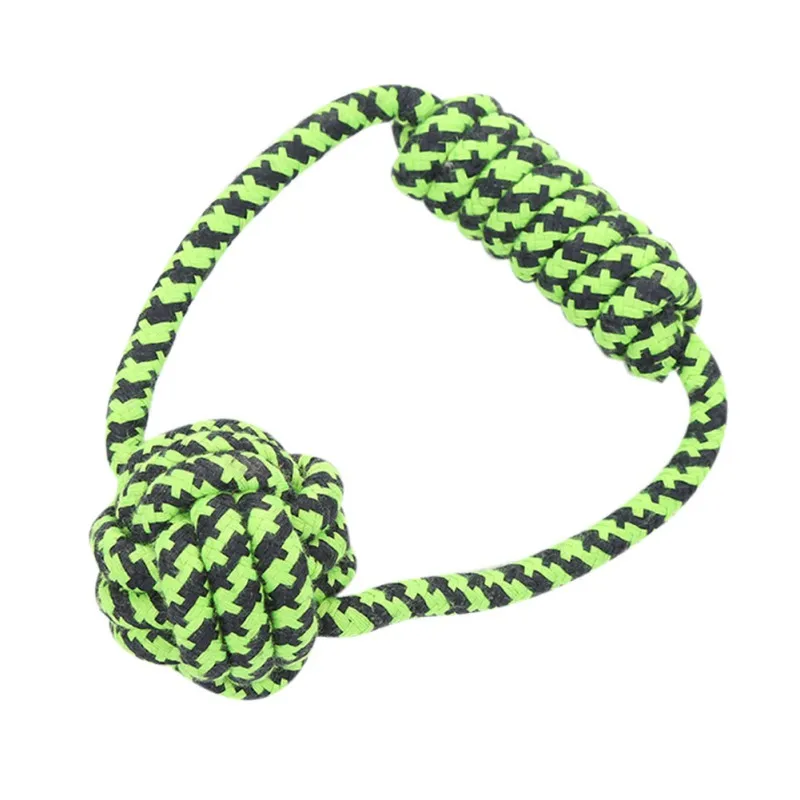 

Molars Bites Pet Toys Teeth Bite-Resistant Cotton Rope Toys Dog Medium Big and Large Dog Molar Toy Chew Ball Dog Toy