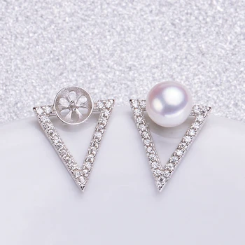 

Fashion Pearl Earrings Mountings, Earrings Findings, Earrings Settings Jewelry Parts Fittings Stud Earrings Accessories