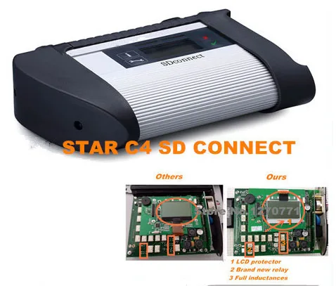 

Full Chip MB star C4 SD and software V09/2019 DTS Vediamo Xentty EPC MB car Diagnostic Tool MB C4 Multiplexer car scanner tool