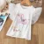 Новый Бренд Девушки Животных Печати Футболка Унисекс Unicornio Tee Одежда Дети Мультфильм Топ Для 3 4 5 6 7 8 Лет Дети День Рождения Одежда
