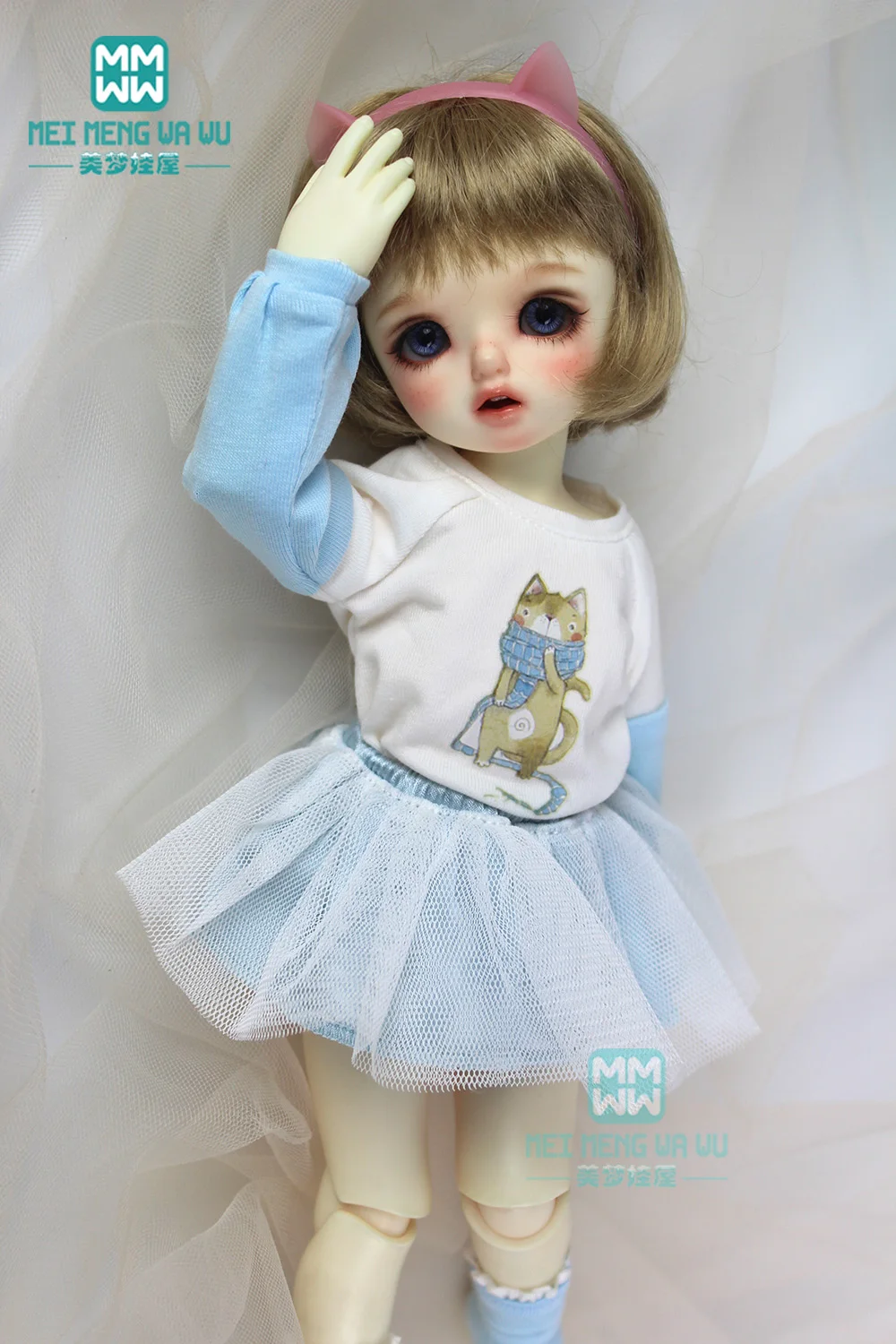 BJD куклы аксессуары Одежда для куклы подходит 27 см-30 см 1/6 MYOU YOSD bjd куклы милые и стильные из трех частей, обувь