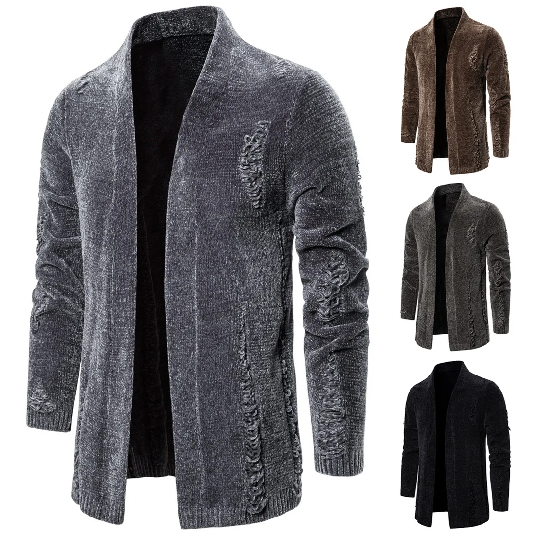

Men's Outwear Spring and Autumn Newest Knitted Cardigan Four Colors S-xxl Sizes for Choice Cardigan Men Slim Fit Sweaters Men