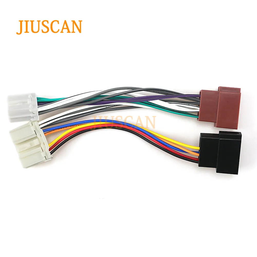 JIUSCAN 12-128 ISO радио адаптер для VOLVO 1993+(выберите модели) жгут проводов разъем свинцовый ткацкий станок кабель штекер Адаптер стерео
