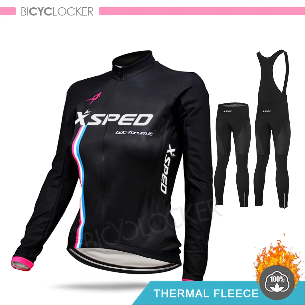 Женская велосипедная форма Xsped 2020 Pro Team MTB Bib длинная Джерси набор Ropa Maillot