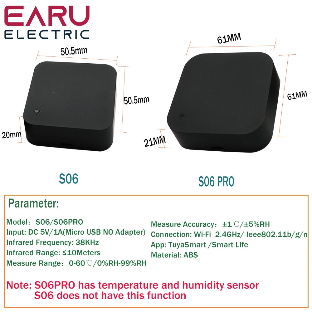 Wifi tuya inteligente universal ir rf controle