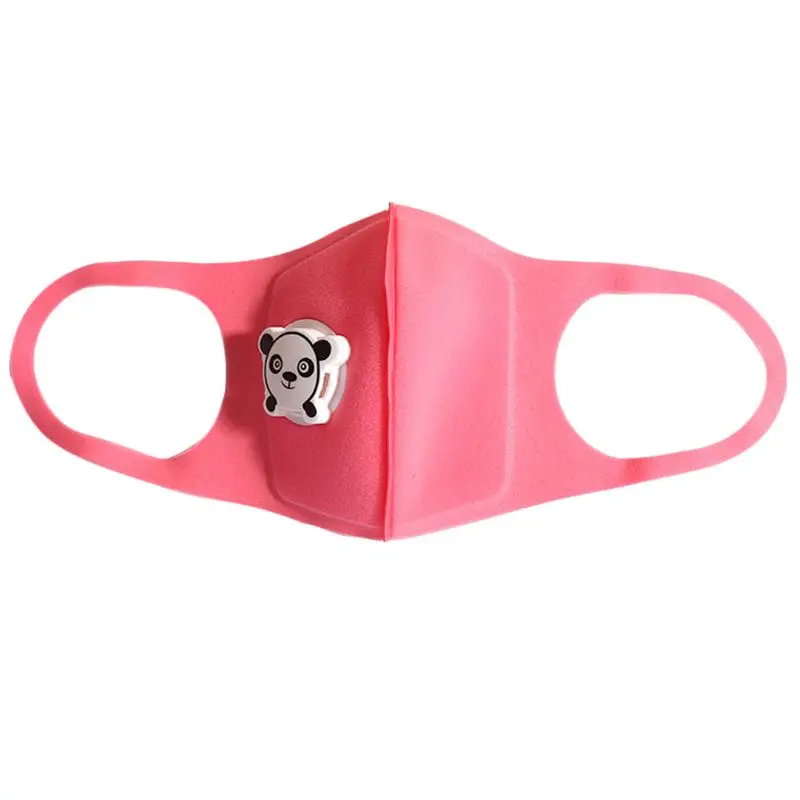 1Pc-3PcsSummer для маленьких мальчиков и девочек 3D многоразовые пористый верх; маска OutdoorWith дыхательный клапан - Цвет: C