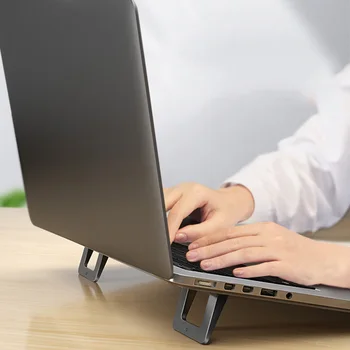 

Lightweight Laptop Stand Protable Desktop Notebook Holder Mini Cooling Pad for Macbook Air Pro 13 15 HUAWEI Matebook Thinkpad HP
