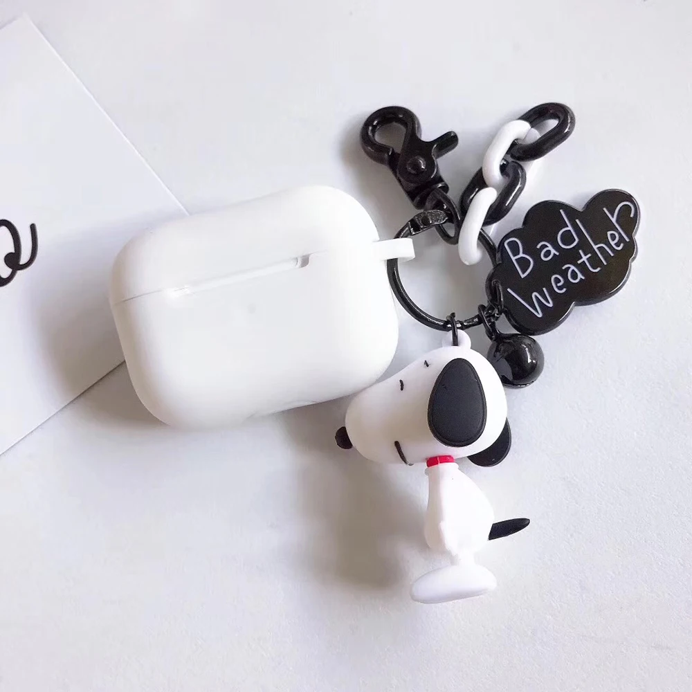 Чехол для наушников для AirPods Pro Cartoon Snoopy Charlie Bluetooth, беспроводные наушники, чехол, АНТИШОК для Apple Airpods 3, аксессуары