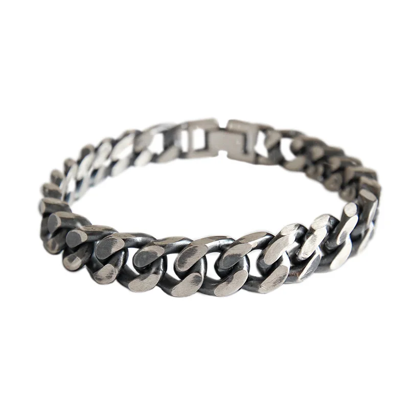 Veryins 925 Sterling Silver Snake Chain Bracelet 16.5cm for Women and Men with Fold Over Clasp