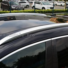 Для Porsche Macan аксессуары из алюминиевого сплава с серебристыми верхними рейлингами на крышу стойки боковые бруски украшения отделка автомобиля Стайлинг