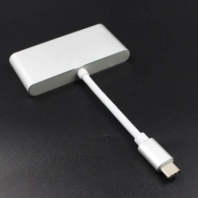 4 в 1 USB 3,1 тип-c до 3 USB 3,0 USB-C зарядный порт концентратор адаптер конвертер данных