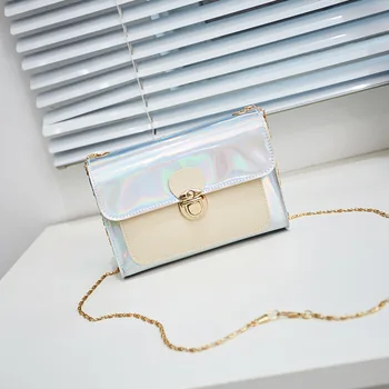 

2020 Korean version of the new large-capacity mobile phone bag coin purse shoulder messenger bag ladies lock wild