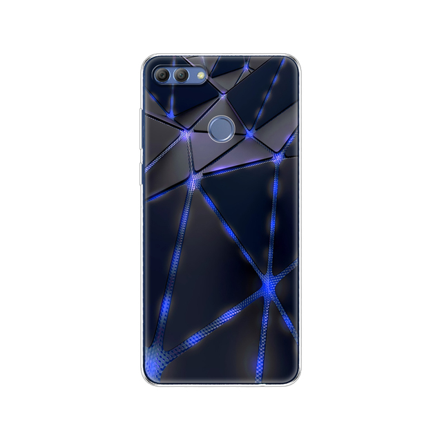Huawei P Smart 2018  phone case protective 7S soft tpu silicone back cover 360 full protection printed transparent coating
