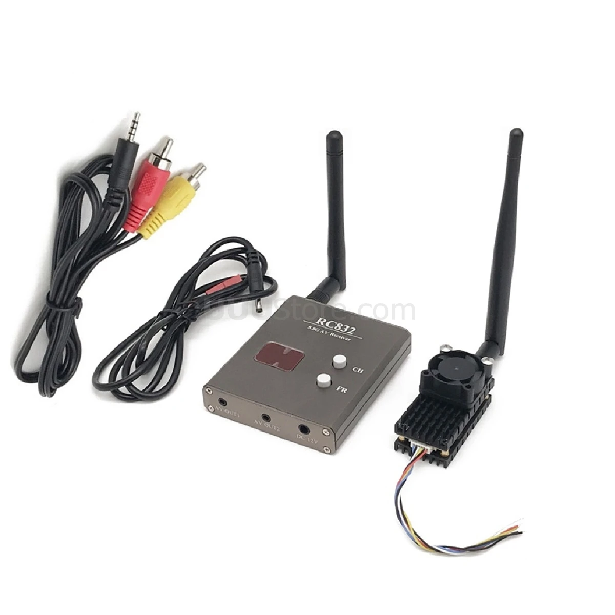 5.8G 5.8Ghz 2W 2000mW 8 Channels Wireless Audio Video FPV Transmitter TS582000 and RC805 Receiver Combo 1