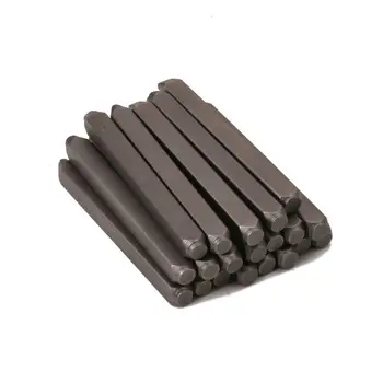 

20Pcs 4mm Steel Punches Flower Leaf Stamps Jewelry Making Metal Stamping Tools