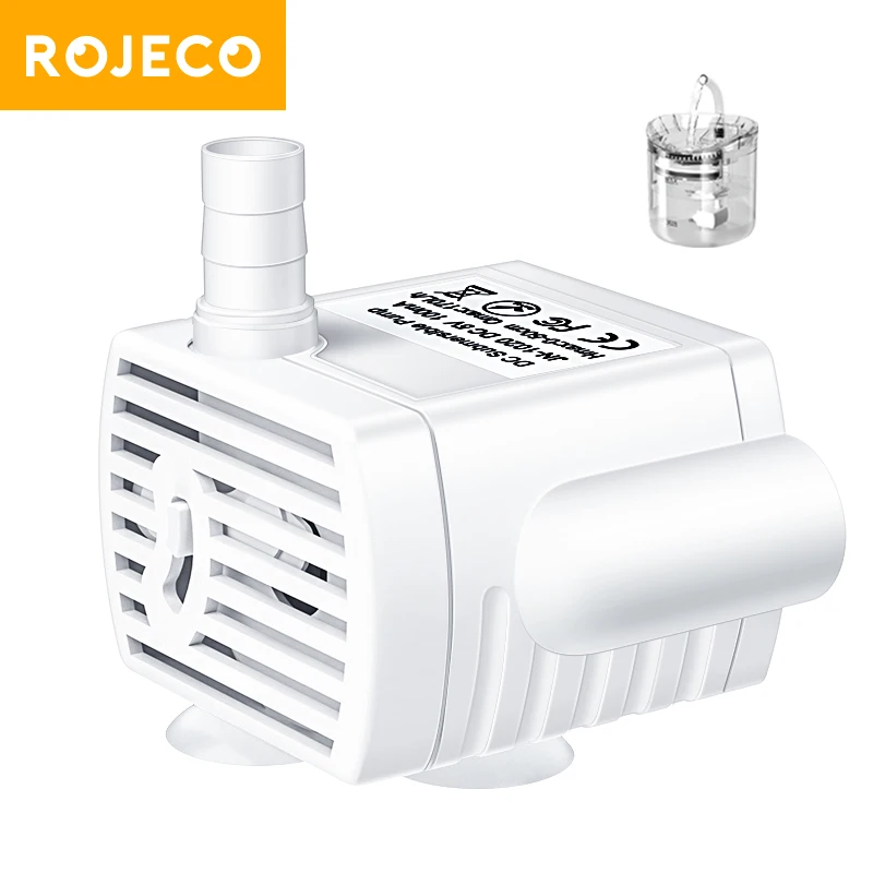 ROJECO Water Pump For Auto Cat Fountain Accessories Pet Drinking Drinker Dispenser Replacement | Дом и сад