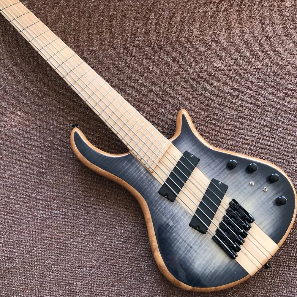 Custom shop,Maple fingerboard gitaar, 4-String Handmade Electric Bass Guitar,799 (3)