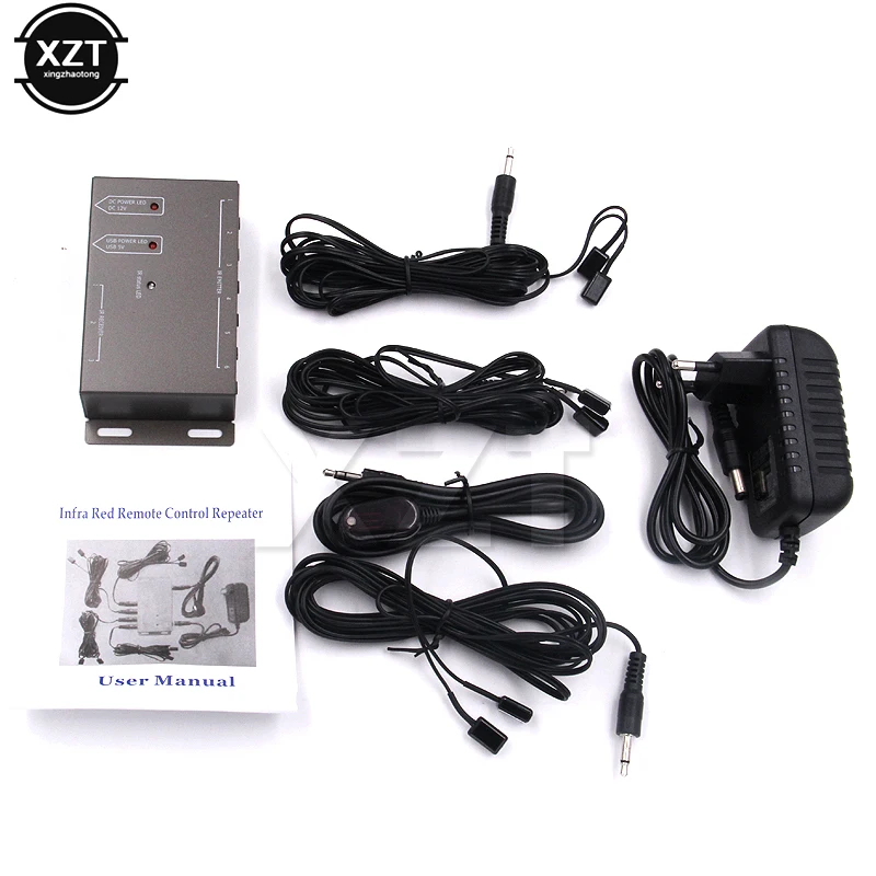 Universal IR Extender for 433/315 mhz Infrared Remote control EU/US Plug 6 Emitters 1 Receiver Hidden Repeater System Kit | Электроника