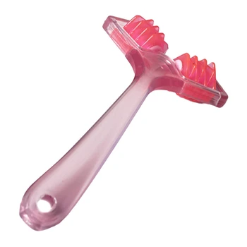 

Slimming Chin Massage Irregular Feather Wheel Design Chin Massage Wheel Face Vibration Facial Beauty Roller /Massager Stick