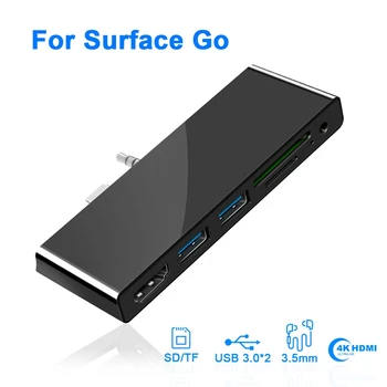 

USB 3.0 Multi Hub 5 in 1 Memory Card Reader Adapter SD/TF Micro SD for Microfoft Surface go