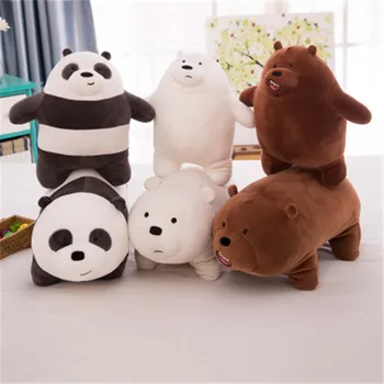 

Cartoon Cute Bears Plush Toy Stuffed Animals Cartoon Bear Stuffed Grizzly Gray White Bear Panda Doll Kids Love Birthday Gift