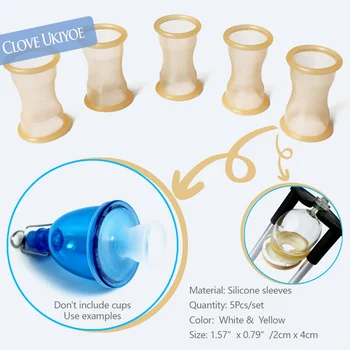 Penis Condom Male Penis Sleeve Penis Exerciser Extender Adult Sex Toys Stretcher Max Vacuum Enhancer Enlarger Silicone Sleeves 5