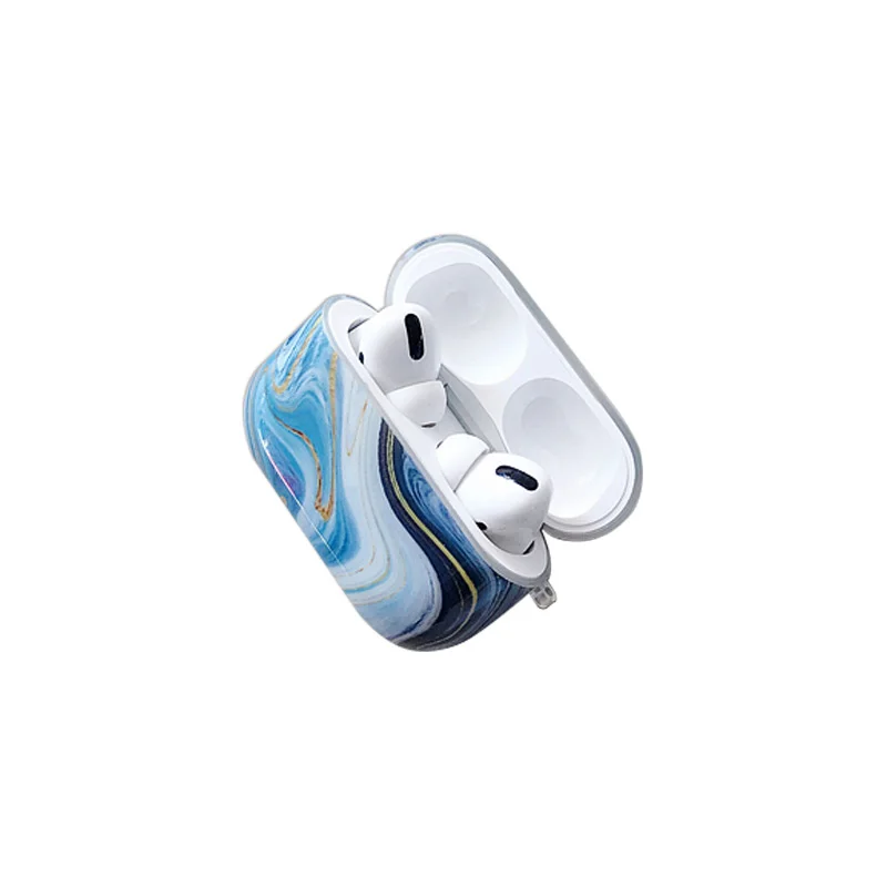 

For Apple Airpods Pro Protective Bags Marble Pattern Wireless Bluetooth Earphone Case Cover Hard Anti-Fall Headset Case