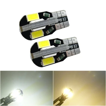 

2x Canbus Led T10 W5W LED 194 168 Car Instrument Panel Lamp Wedge Bulb Clearance Light License Plate Bulb Parking Light 12V