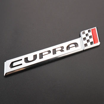

1Pcs 3D Metal Car Stickers CUPRA Letter Emblem Badge Accessories For Seat Cupra Leon Ibiza Ateca Sportcoupe Alhambra Exeo Altea