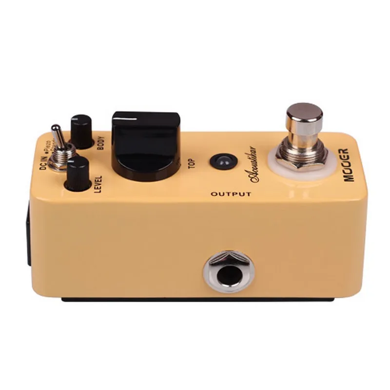 MOOER Acoustikar Акустическая гитара симулятор педаль эффектов True Bypass с 3 режимами пьезо Стандартный Джамбо гитара Звук аксессуары