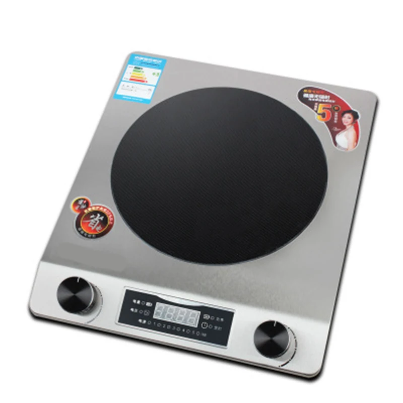 

High Frequency Cooker Electromagnetic Stove 3000W Intelligent Household Stir Fry Energy Saving Knob New High Power Battery Stove