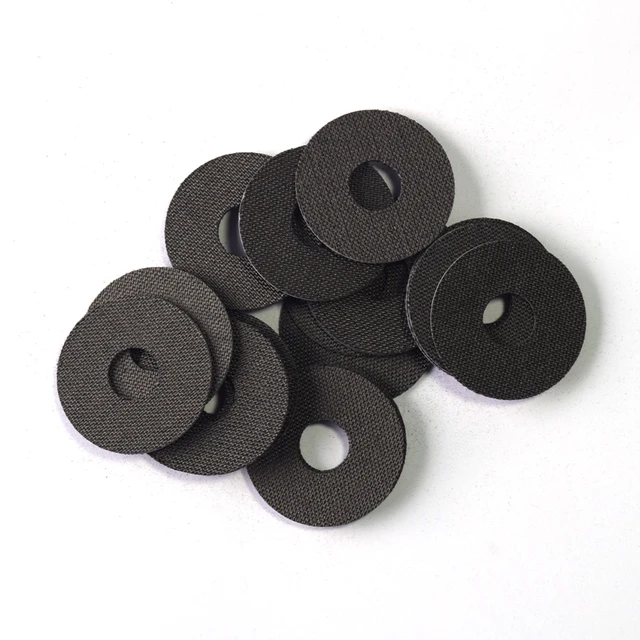 5Pcs 0.5mm Carbontex Washer Fishing Gear Parts Carbon Fiber Brake Pads 6