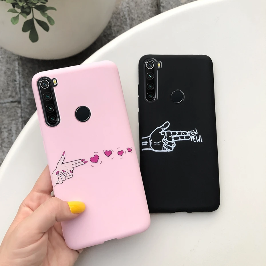 Чехол для Xiaomi Redmi Note 8 T мягкий силиконовый чехол из ТПУ с принтом конфет Xiomi Чехлы