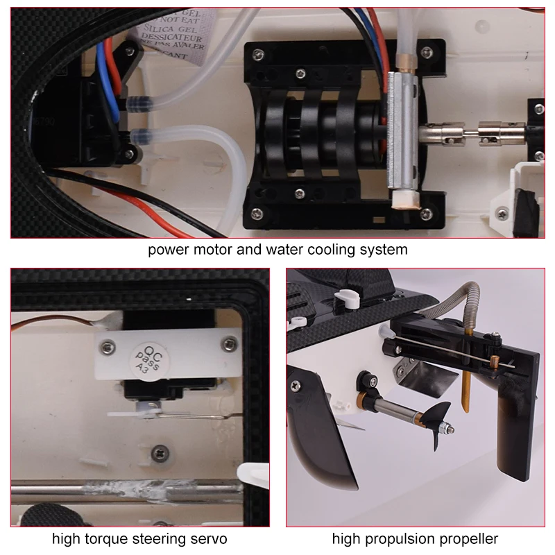 Feilun FT011 2,4 г перевернутая бесщеточная скоростная лодка 55 км/ч высокая скорость RC Гоночная Лодка система водяного охлаждения RC модельная игрушка
