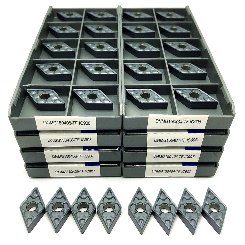 10 Inserti In Metallo Duro Per Tornio DNMG - Utensili CNC Per Lavorazioni Di Precisione - Foto 3