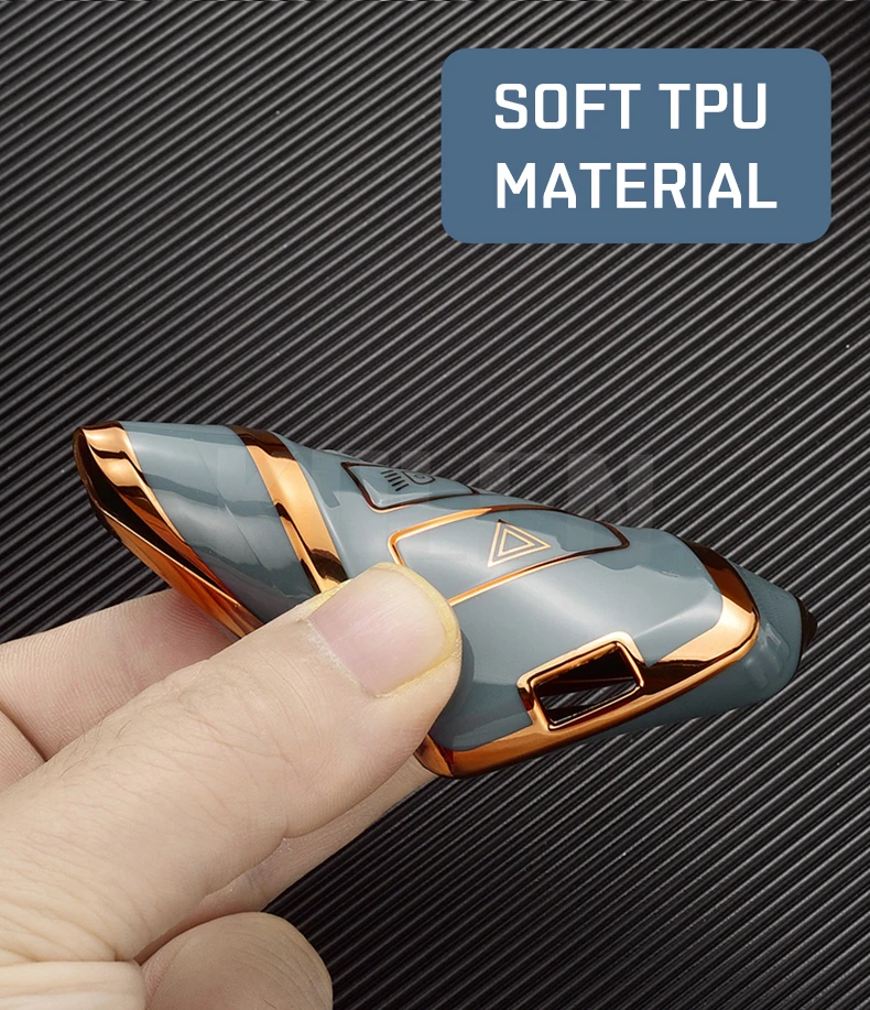 Nuovo TPU Car Key Case Cover Shell Fob per Land Rover Range Rover Evoque Discovery Sport Velar per Jaguar XE E-PACE XF accessori 9 Nuovo TPU Car Key Case Cover Shell Fob per Land Rover Range Rover Evoque Discovery Sport Velar per Jaguar XE E-PACE XF accessori - Hb447dba5e3d54f4c90d2c9c7b090308b0