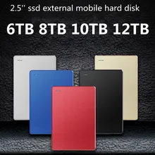 Disque dur externe SSD usb 3.0 Portable, 8 to, 10 to, 12 to, dispositif de stockage pour ordinateur
