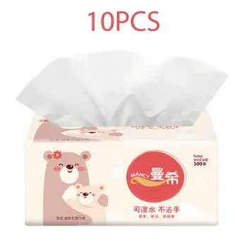 

Napkin Paper Yellow Bear Advertising Custom Paper Single Paper Pumping Toilet Paper Virgin Pulp Paper 10 Pieces