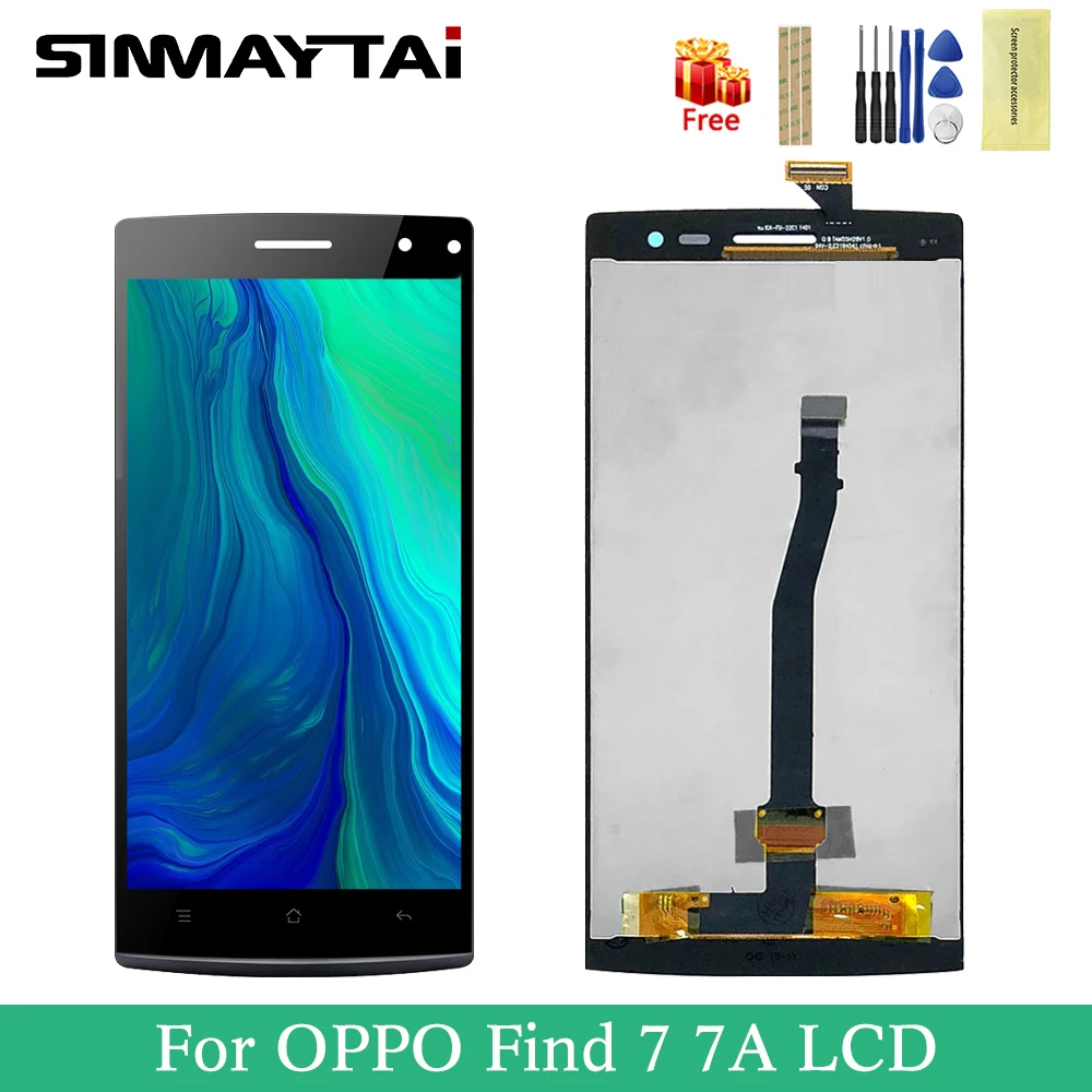 ЖК-дисплей для 5,5 ''OPPO Find 7 OPPO FIND 7A X9007 X9006 ЖК-дисплей сенсорный экран ЖК-дигитайзер сборка запасные части+ инструменты ЖК-дисплей