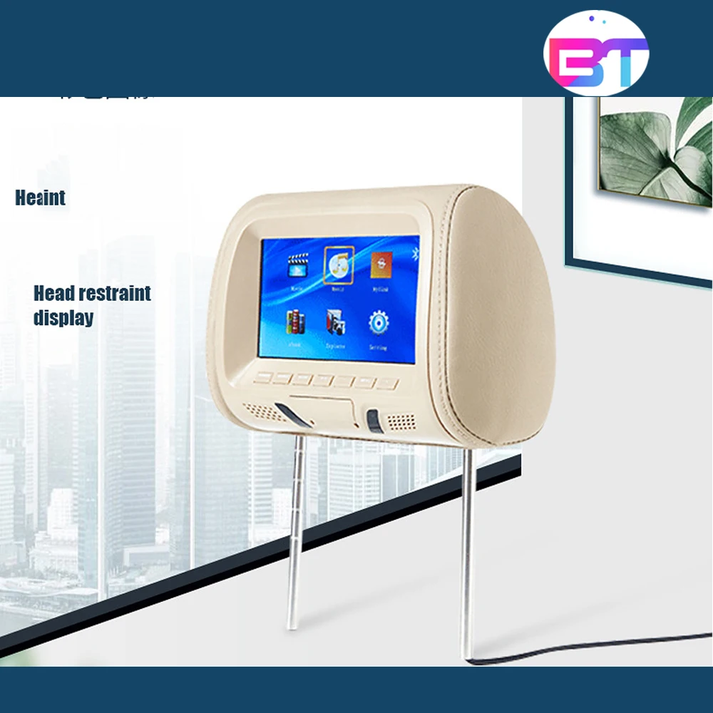 Universal 7 Inches Car Headrest Mp4 