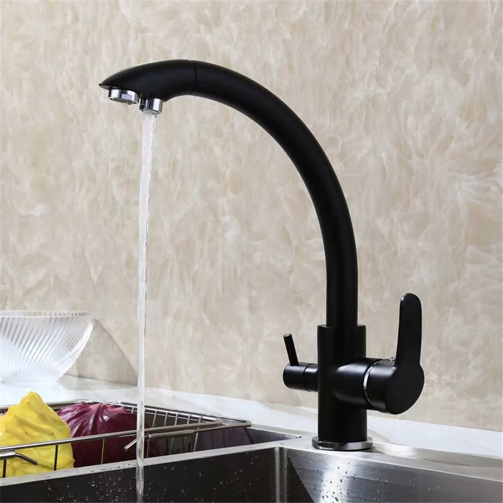 Matte Black  3 Way Water Filter Taps (6)