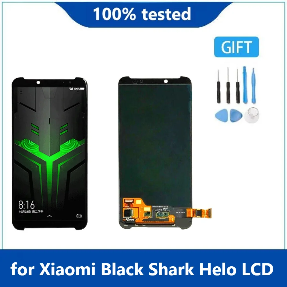 Оригинальный amoled ЖК-дисплей 6 01 дюйма для Xiaomi BlackShark Helo экран + сенсорная панель
